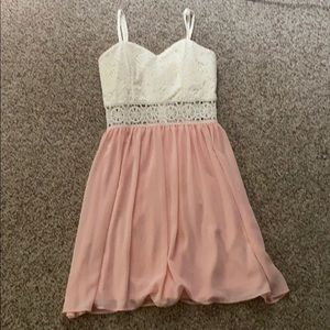 pink summer dress
